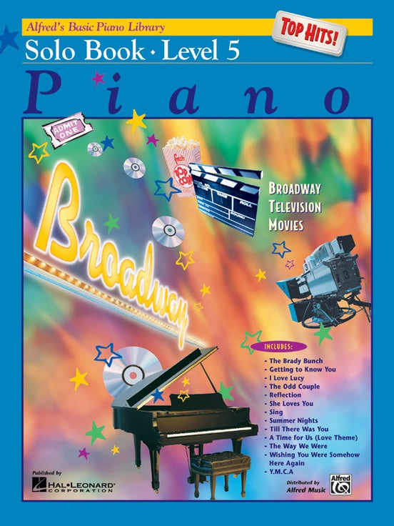 Alfred's Basic Piano Library: Top Hits Solo Book 5
