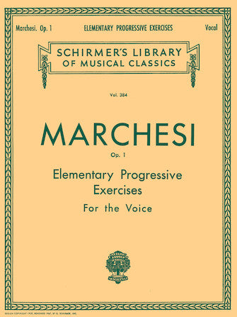 Marchesi: Elementary Progressive Exercises, Op.1