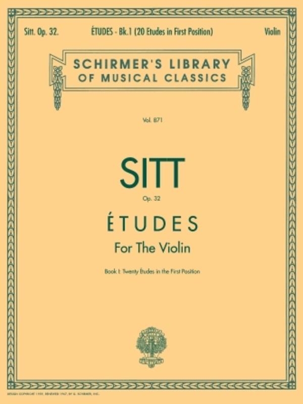Sitt: 100 Studies, Op. 32 - Book 1