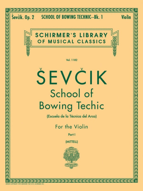 Ševčík: School of Bowing Technic (Op. 2, Part I)
