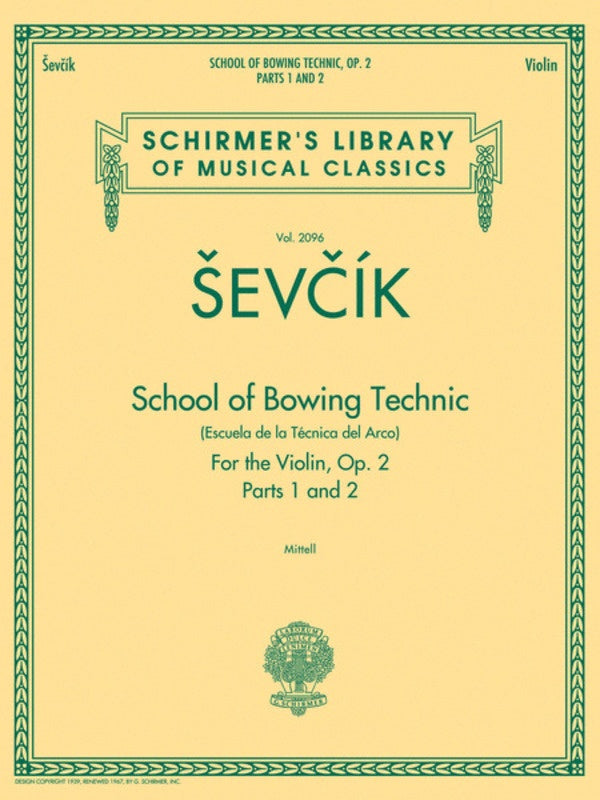 Ševčík: School of Bowing Technic (Op. 2, Parts I-II)