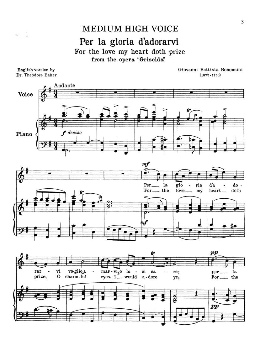 Twenty-Four Italian Songs and Arias