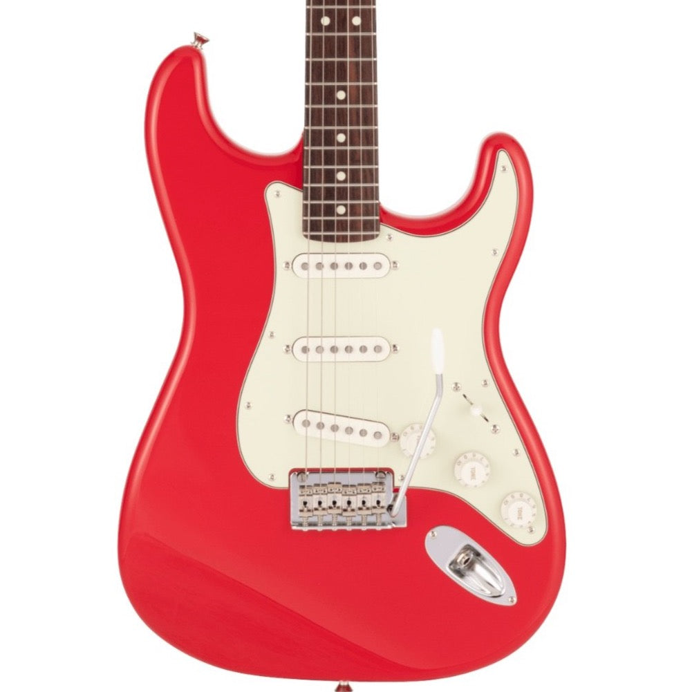 Fender Made in Japan Hybrid II Stratocaster, Rosewood, Modena Red incl Gig Bag