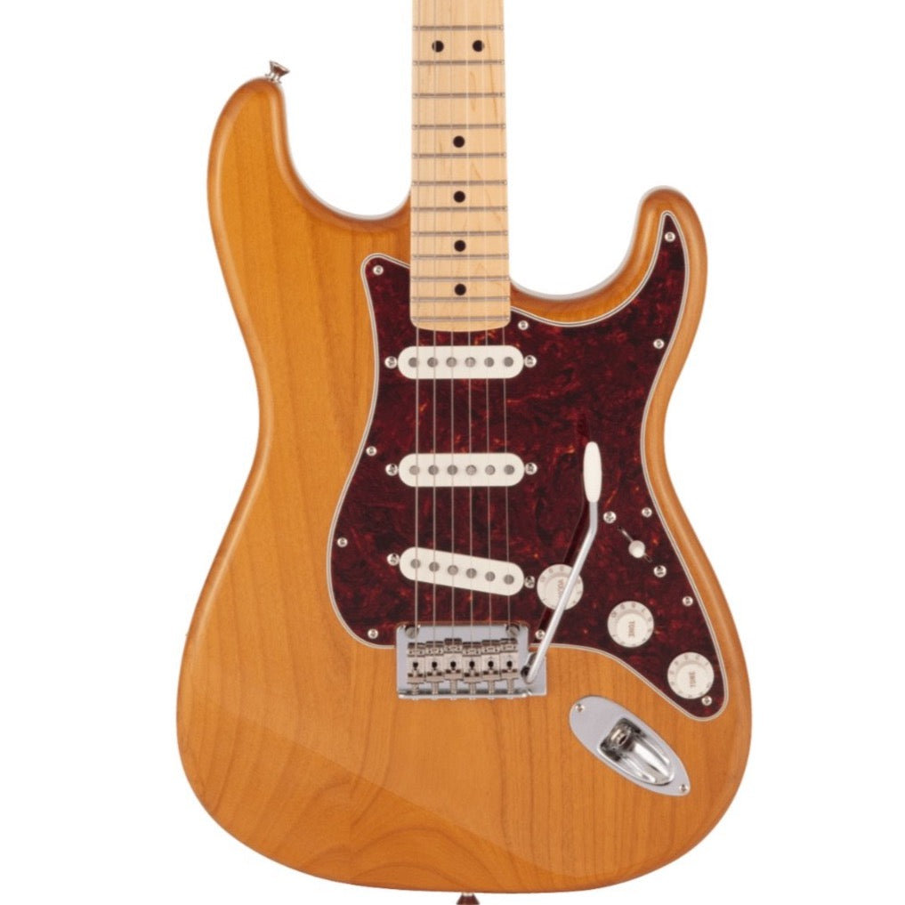 Fender Made in Japan Hybrid II Stratocaster Electric Guitar, Vintage Natural incl Gig Bag