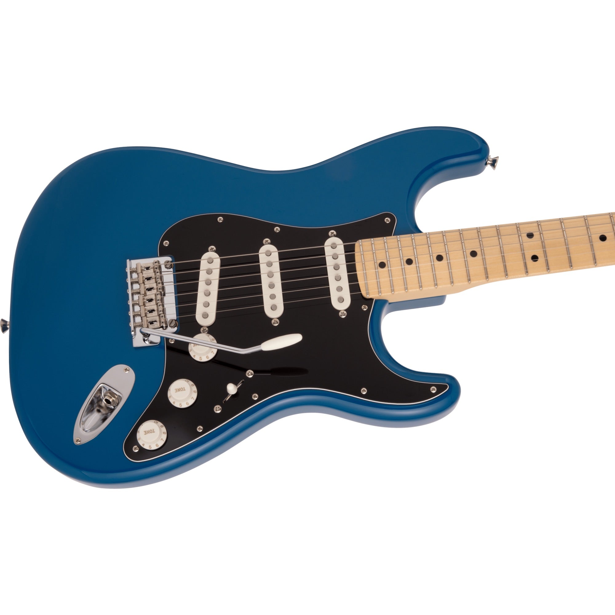 Fender Made in Japan Hybrid II Stratocaster Electric Guitar, Forest Blue incl Gig Bag