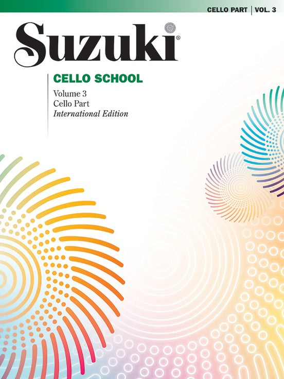 Suzuki Cello School Volume 3, Cello Part