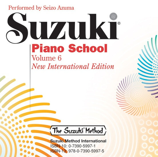 Suzuki Piano School Volume 6, CD Only