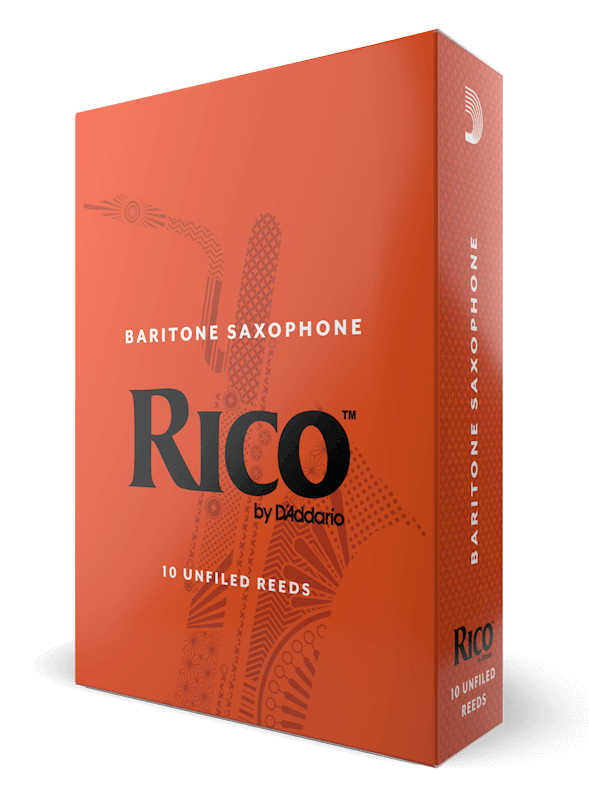 Rico Baritone Saxophone Reeds, 10-Pack