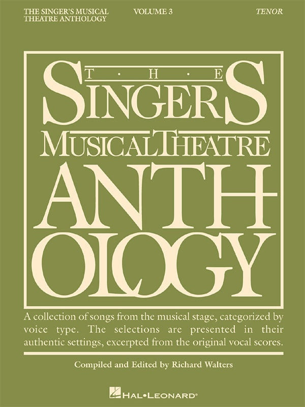 The Singer's Musical Theatre Anthology Vol.3 - Tenor