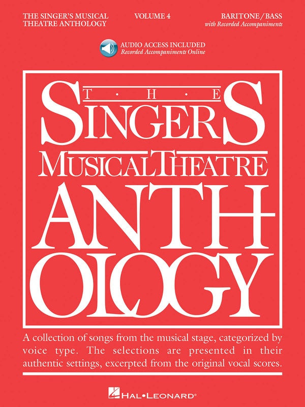 The Singer's Musical Theatre Anthology Vol.4 - Baritone/ Bass