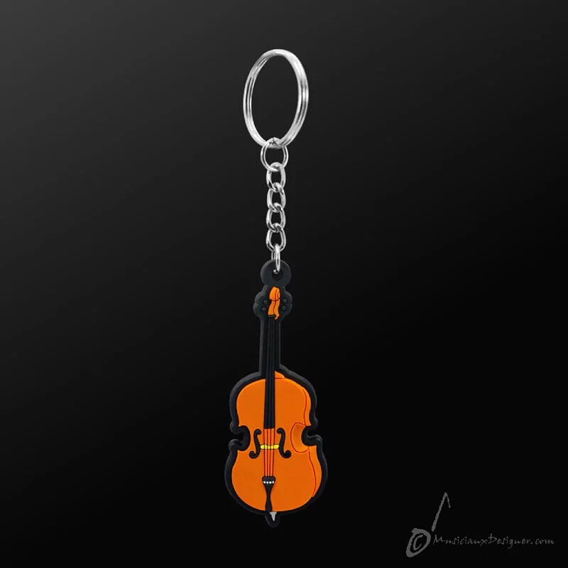 Music Key Ring - Cello