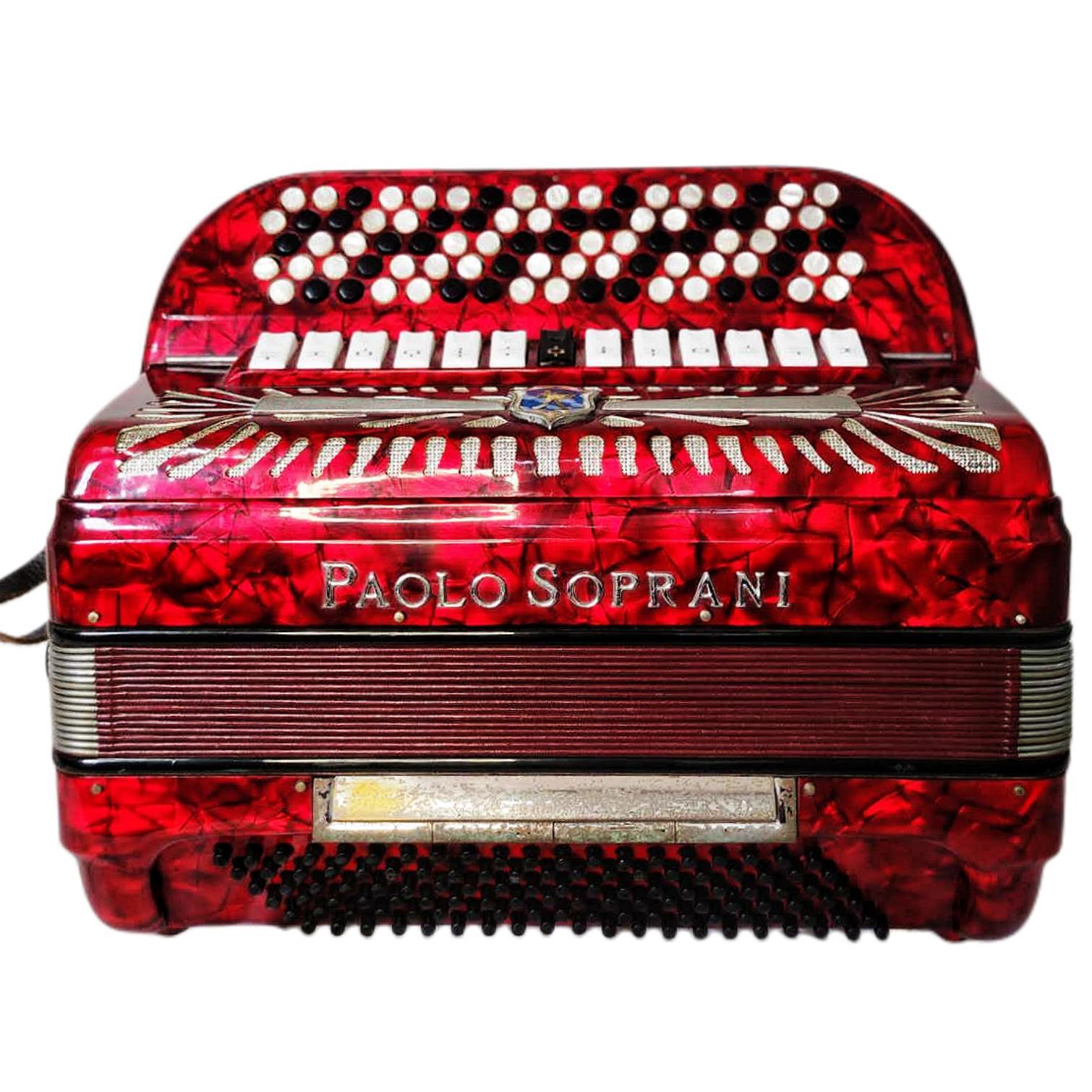 Paolo Soprani 120 Bass | Button Accordion | B-System | Second-Hand