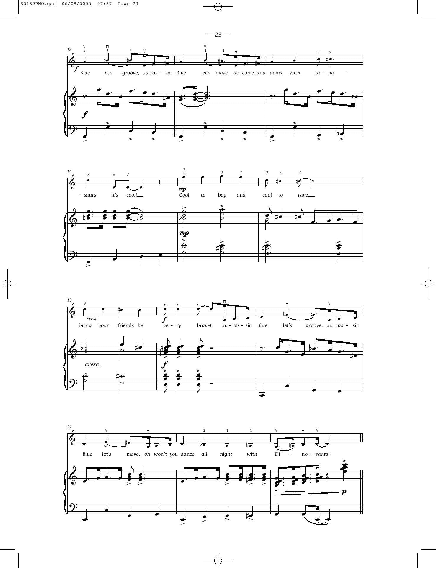 Jurassic Blue for Violin & Piano