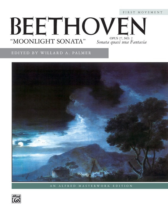 Beethoven: Moonlight Sonata, Opus 27, No. 2 (First Movement) for Piano Solo