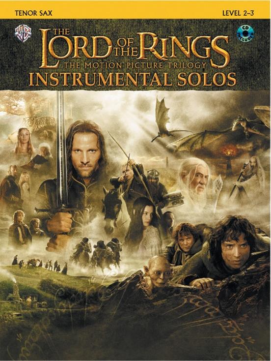 Lord of the Rings Instrumental Solos for Tenor Sax