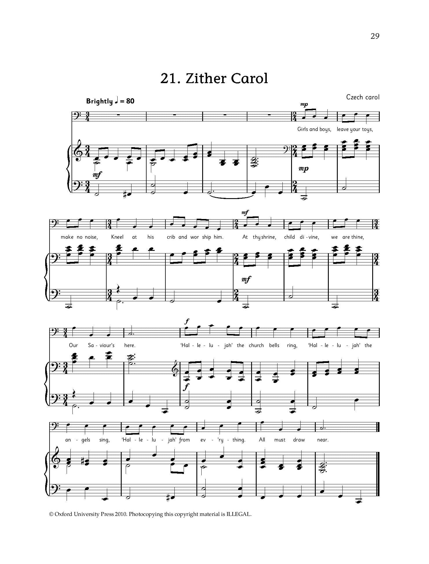 Cello Time Christmas, Piano Accompaniment Book