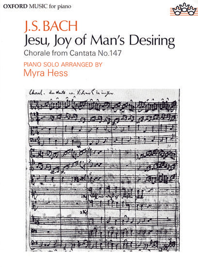 Jesu, Joy of Man's Desiring for Piano Solo