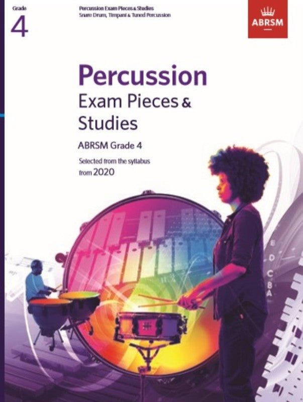 ABRSM Percussion Pieces & Studies from 2020 Gr 4