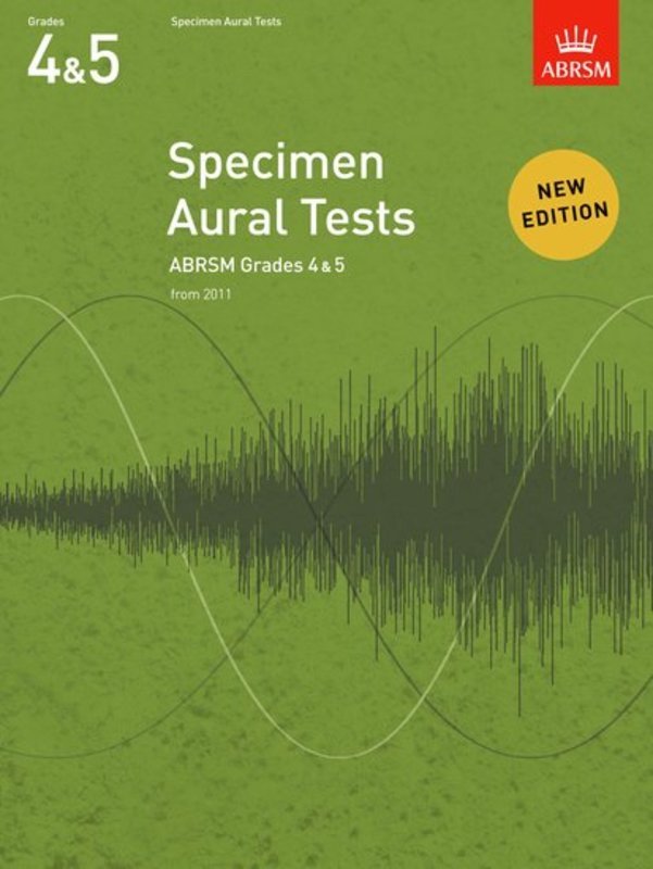 ABRSM Specimen Aural Tests Grade 4-5 Book Only