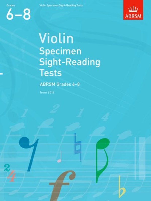 ABRSM Violin Specimen Sight-Reading Tests Gr 6-8