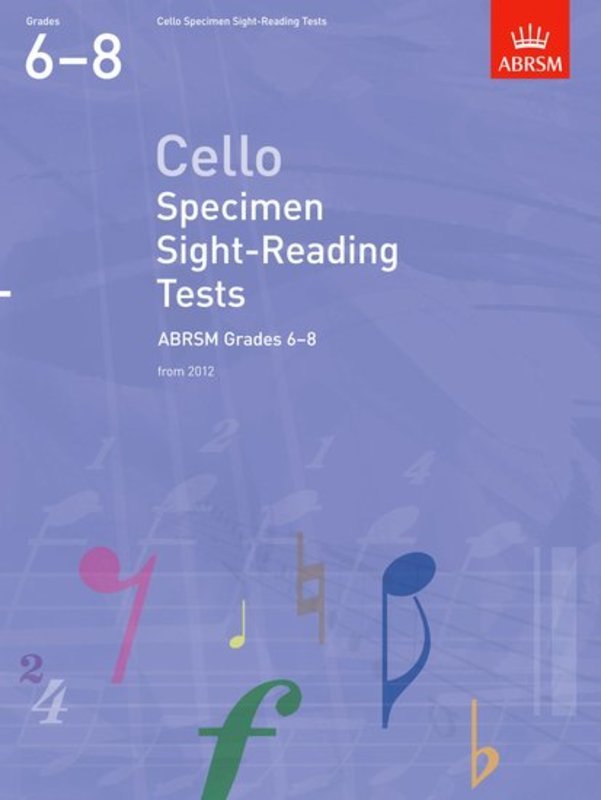 ABRSM Cello Specimen Sight-Reading Tests Gr 6-8