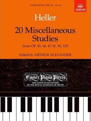 Heller: 20 Miscellaneous Studies from Op.45, 46, 47, 81, 90 & 125