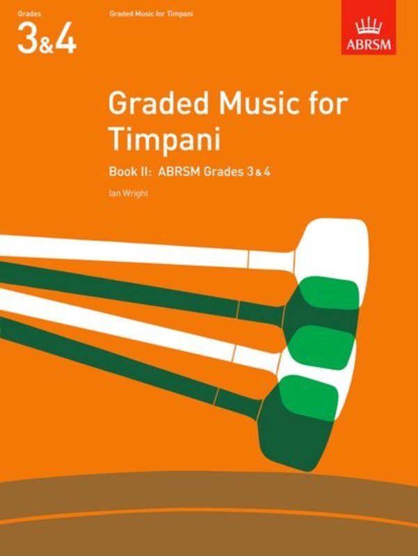 ABRSM Graded Music for Timpani Book II Grades 3-4