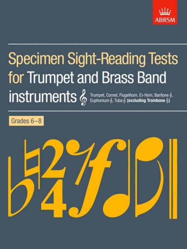 ABRSM Trumpet Specimen Sight-Reading Tests Gr 6-8