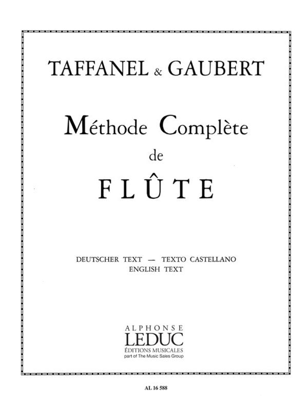 Taffanel & Gaubert: Complete Flute Method (Volumes 1 + 2)
