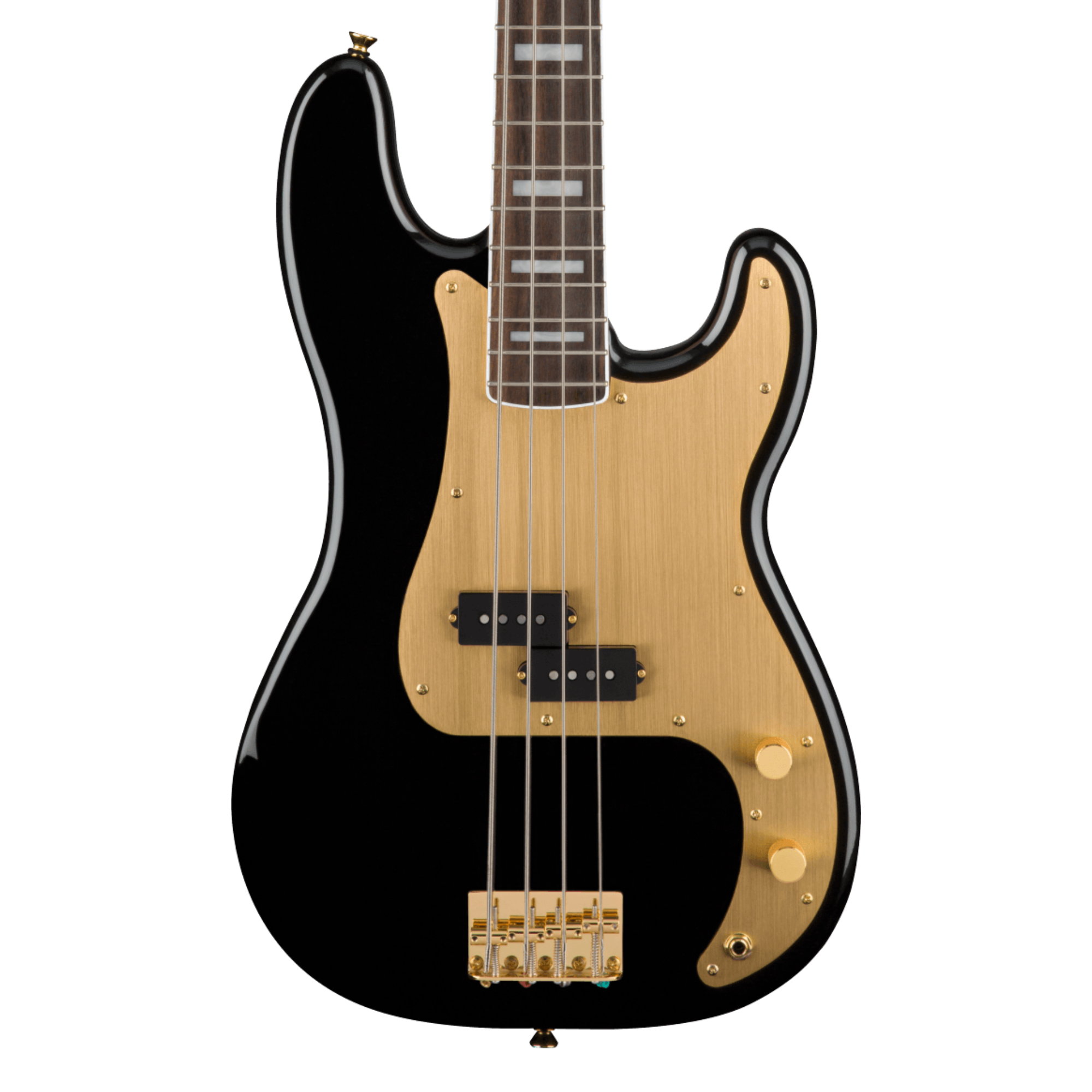 Squier 40th Anniversary Precision Bass, Gold Edition, Black