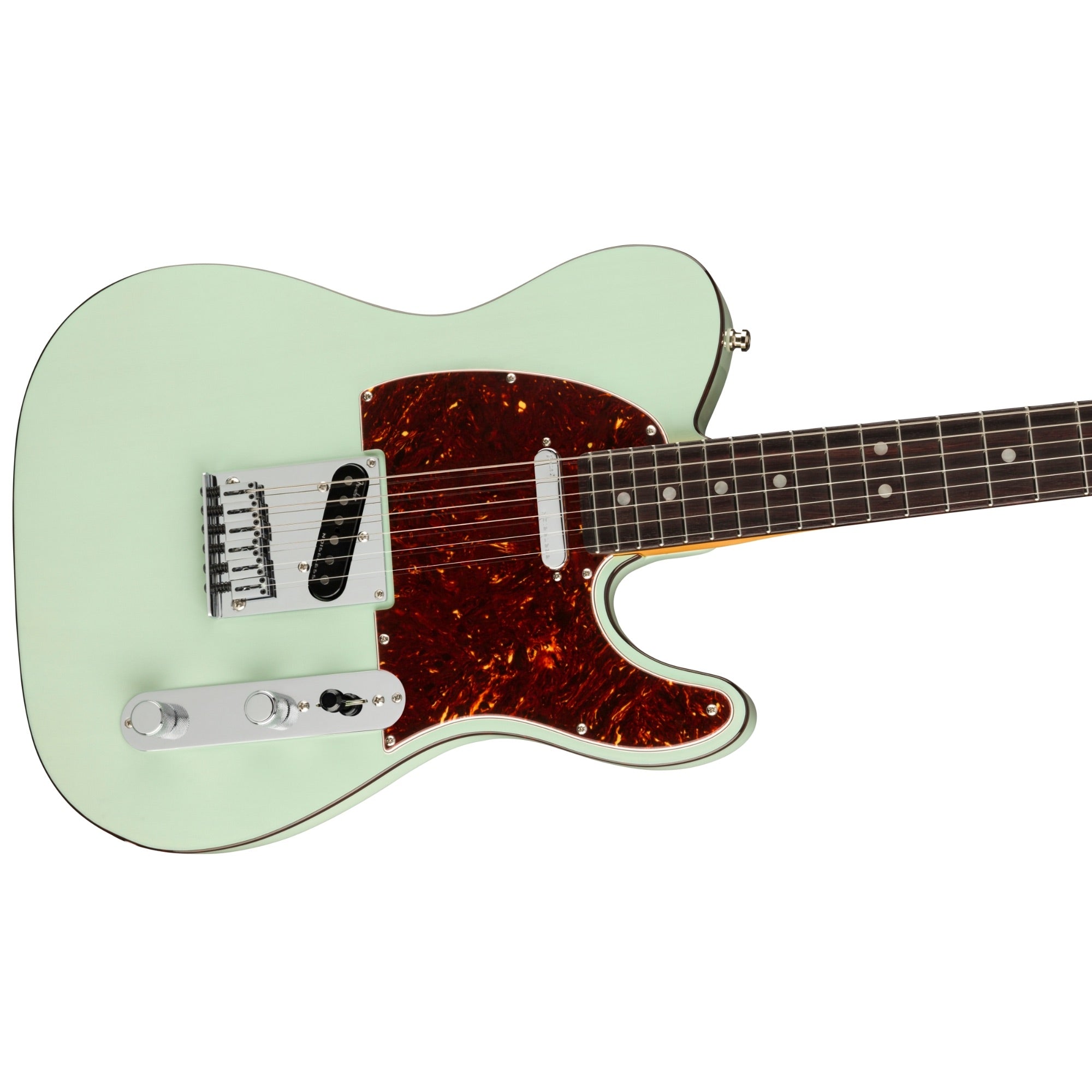 Fender American Ultra Luxe Telecaster, Transparent Surf Green