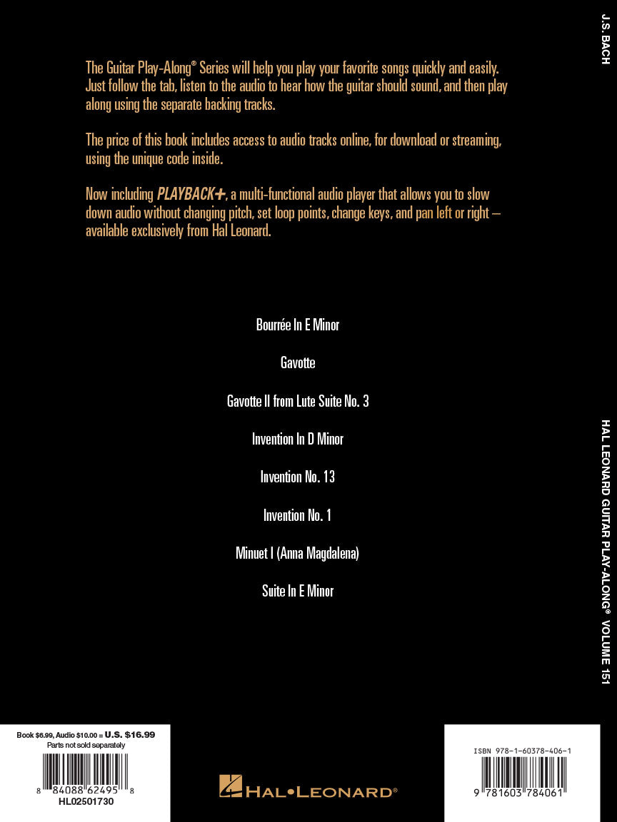 J.S. Bach Guitar Play-Along