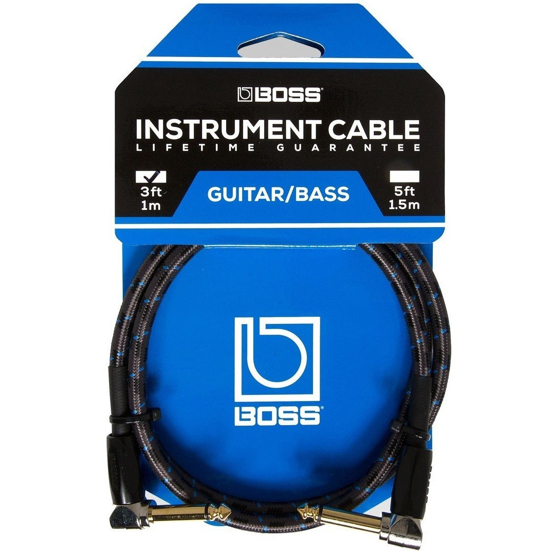 Boss Patch Cable, 1/4" Right Angle