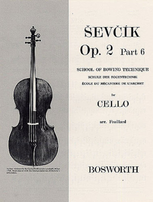 Ševčík: Cello Studies Op. 2 Part 6