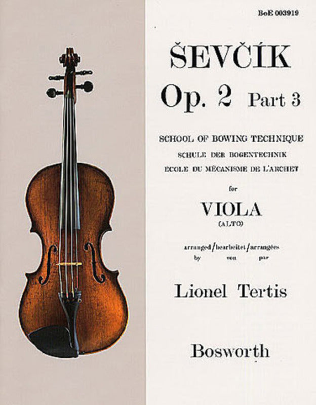 Ševčík: Viola Studies Op. 2 Part 3