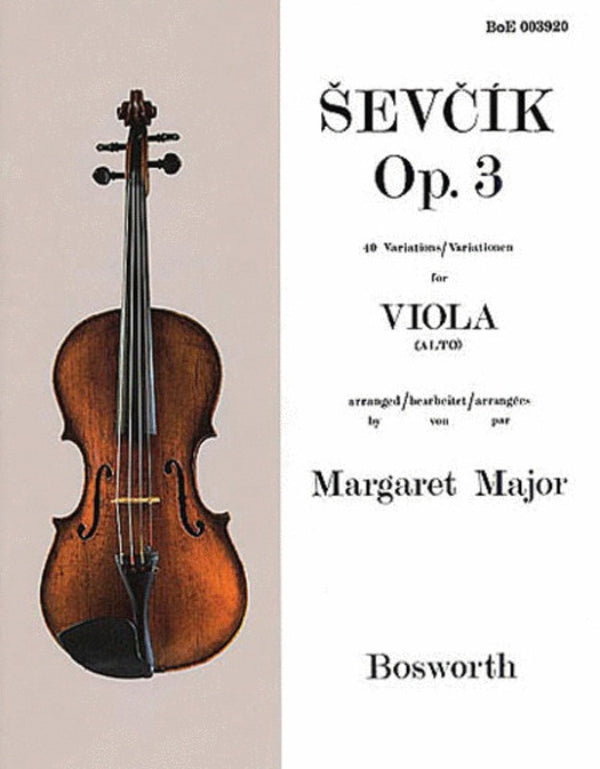 Ševčík: Viola Studies Op. 3 - Forty Variations