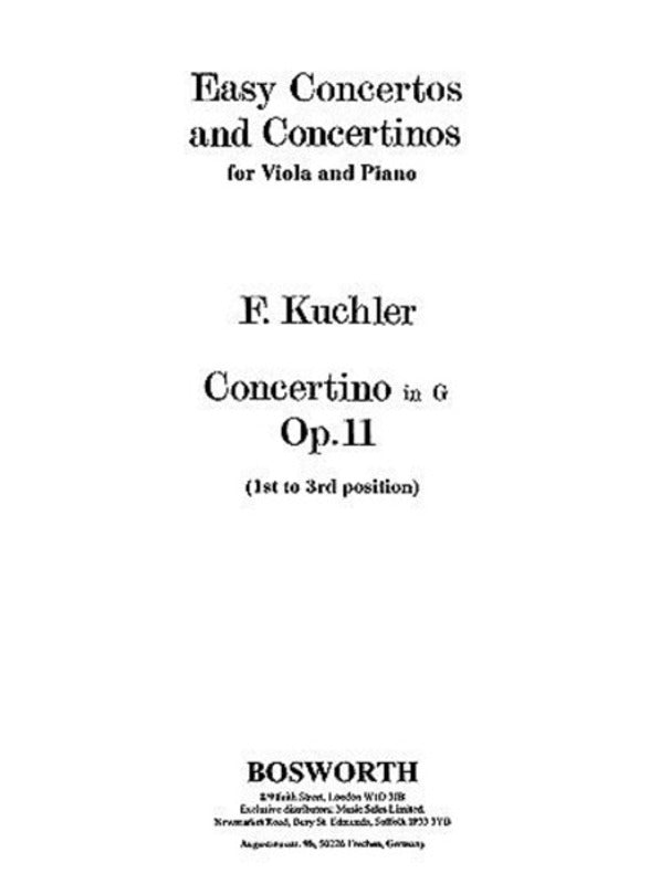 Kuchler: Concertino in G Major, Op.11