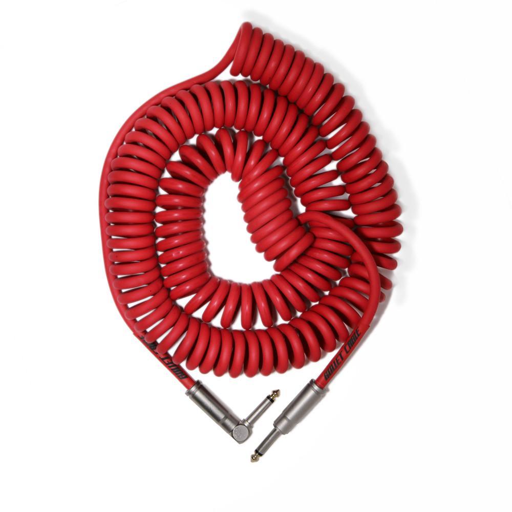 BULLET CABLE 30' RED COIL CABLE - Bullet Cable