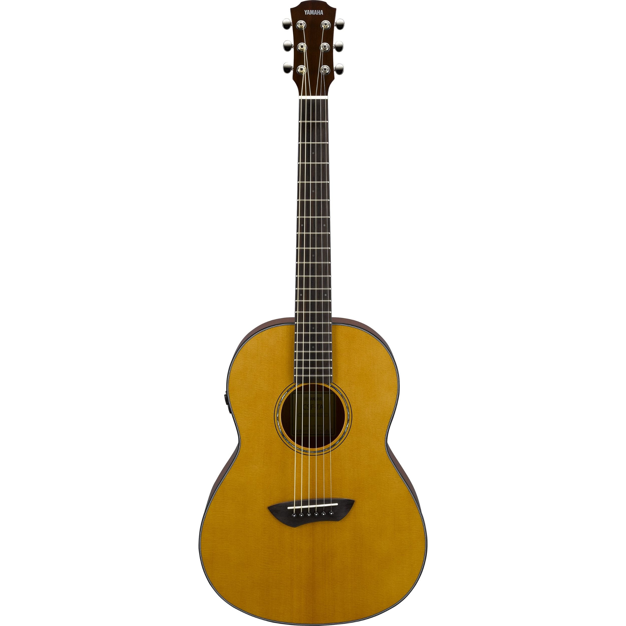 Yamaha CSF-TA TransAcoustic Parlour Guitar, Vintage Natural