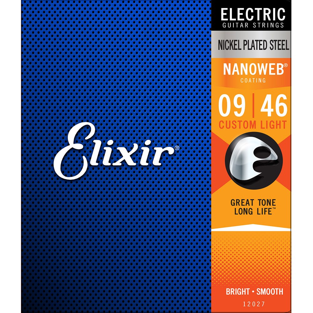 Elixir Nanobweb Nickel Plated Electric Guitar Strings