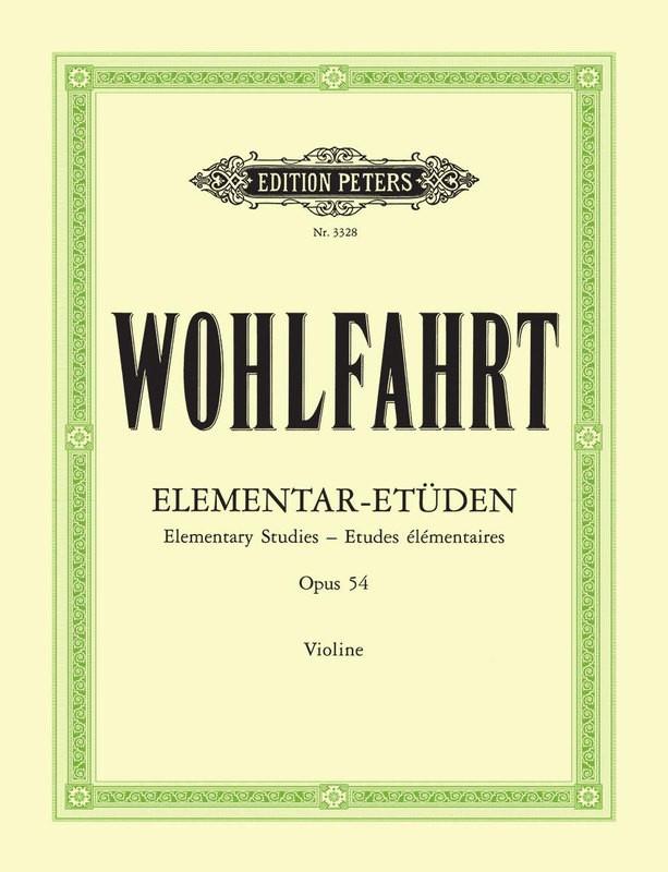 Wohlfahrt: 40 Studies Op. 54 for Violin
