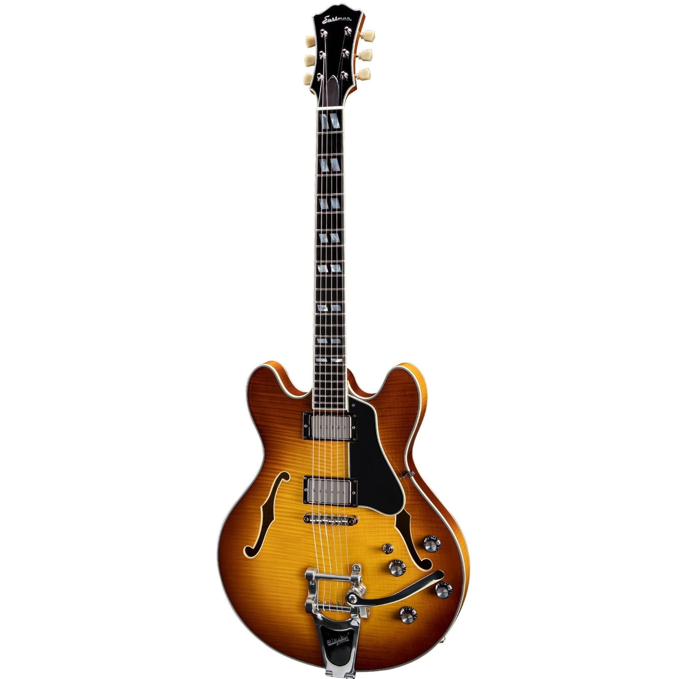 Eastman Guitars T486B-GB Thinline Electric, Gold Burst