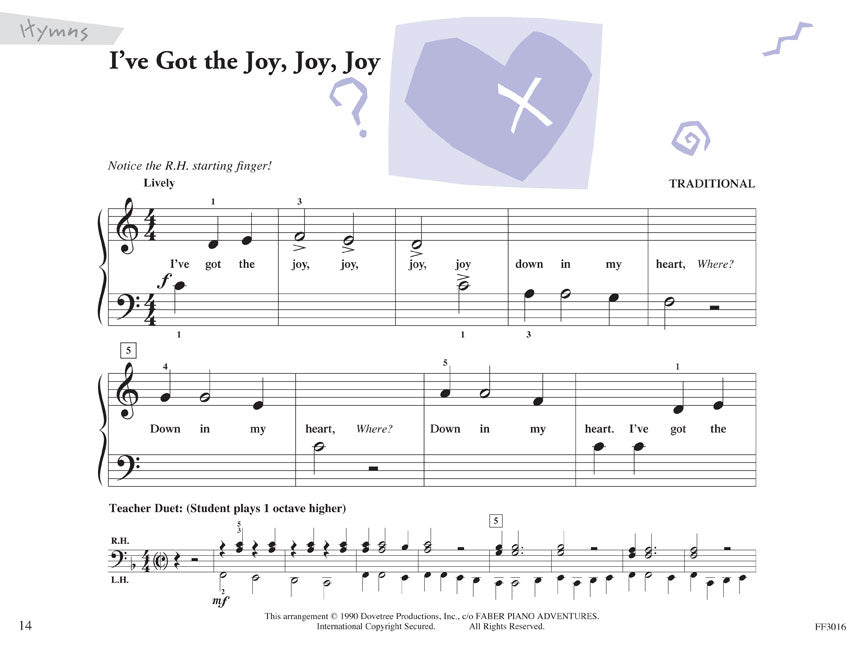 Faber Studio Collection PreTime Piano Primer Level