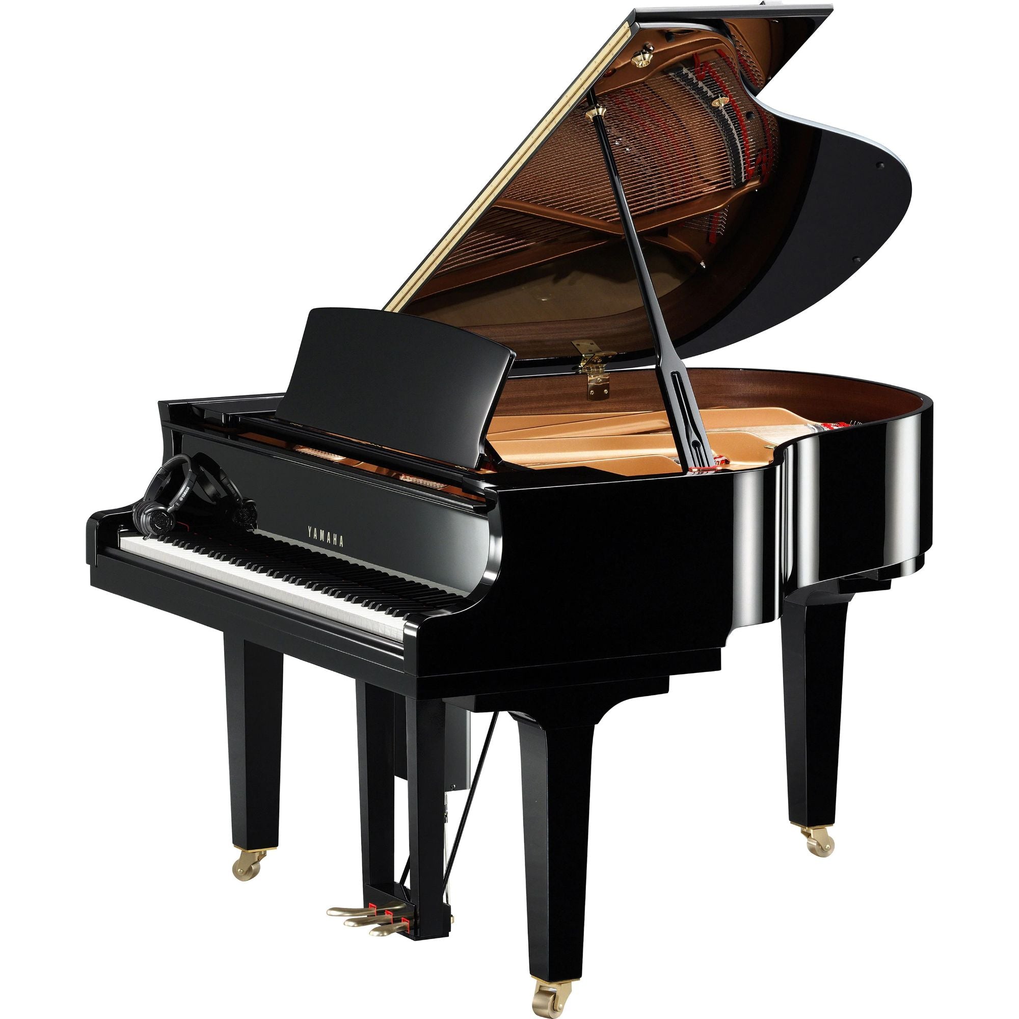 Yamaha DGC1 Enspire Grand Piano, Polished Ebony