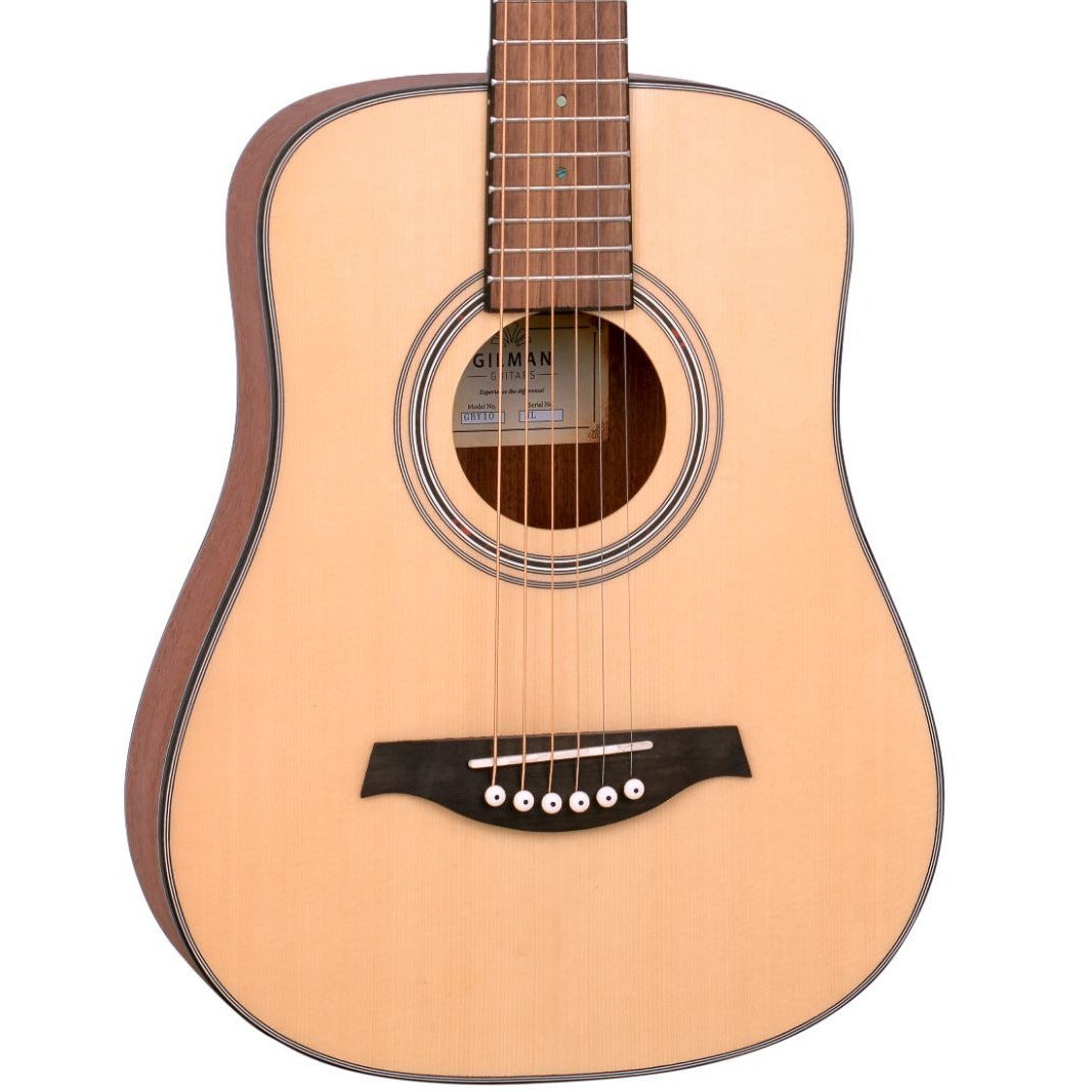 Gilman GDY10 Acoustic Traveller Guitar, Natural Satin