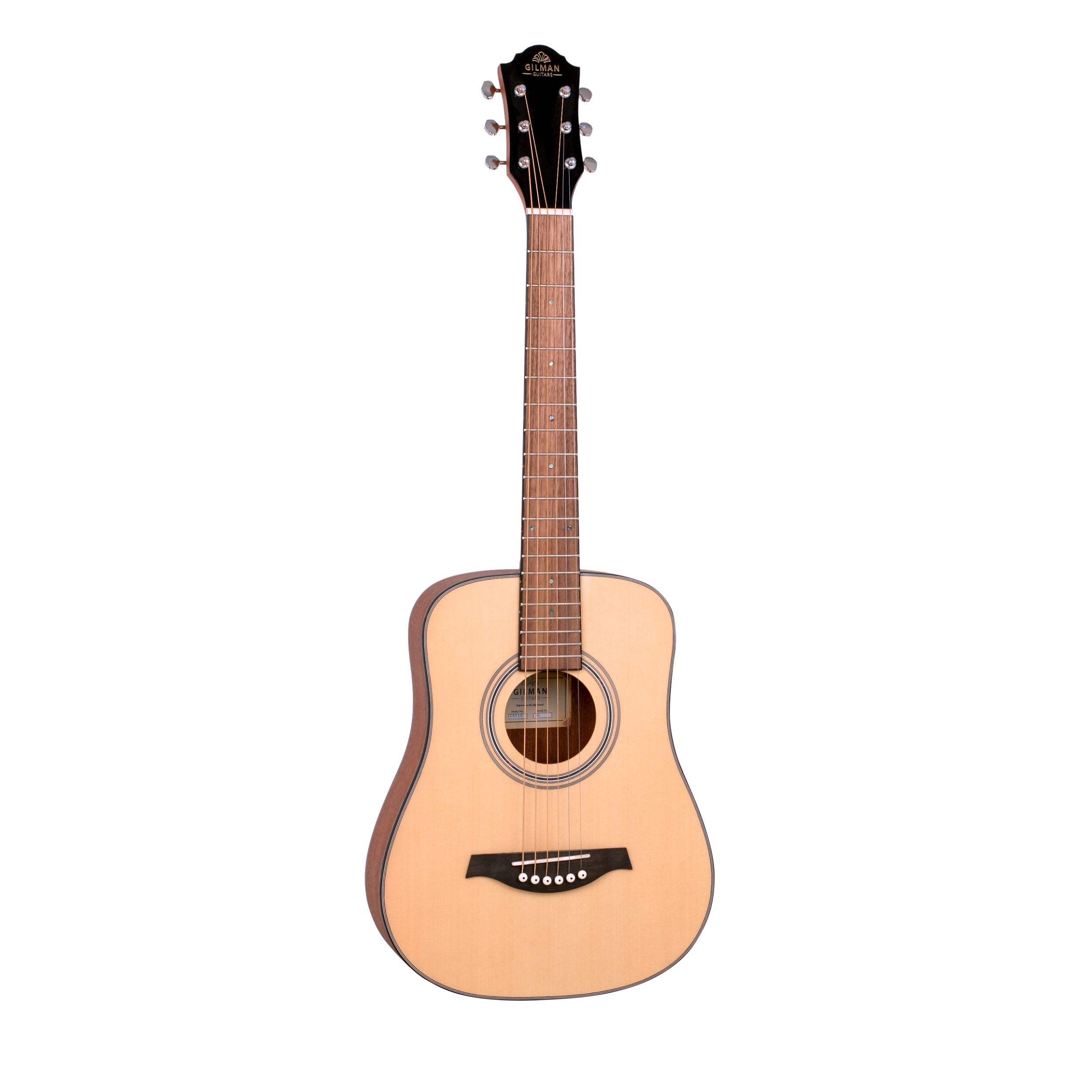 Gilman GDY10 Acoustic Traveller Guitar, Natural Satin