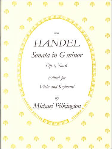 Handel: Sonata in G Minor, Op. 1 No. 6 for Viola and Piano