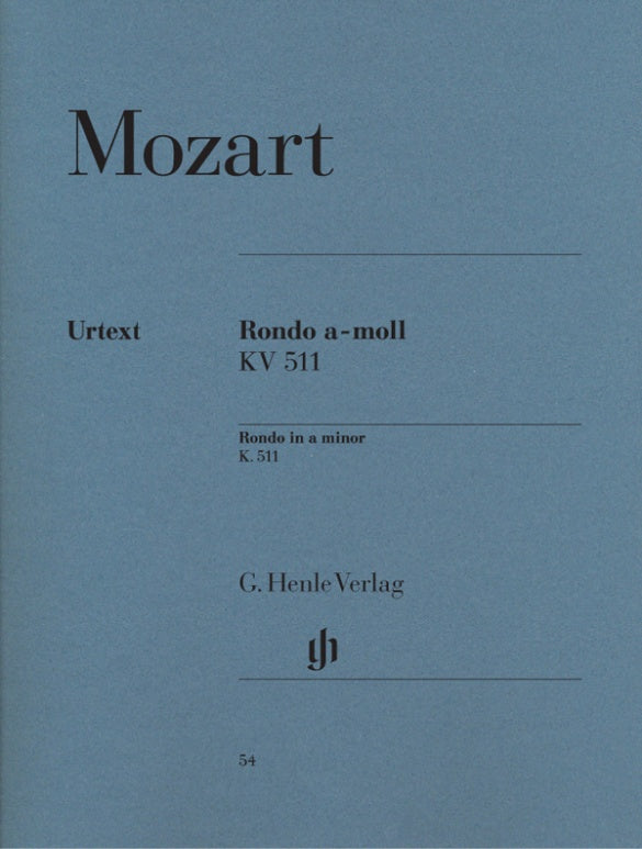 Mozart: Rondo in A Minor K 511 Piano Solo