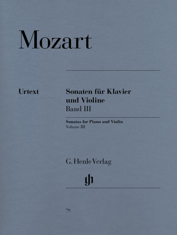 Mozart: Sonatas for Piano & Violin Volume 3