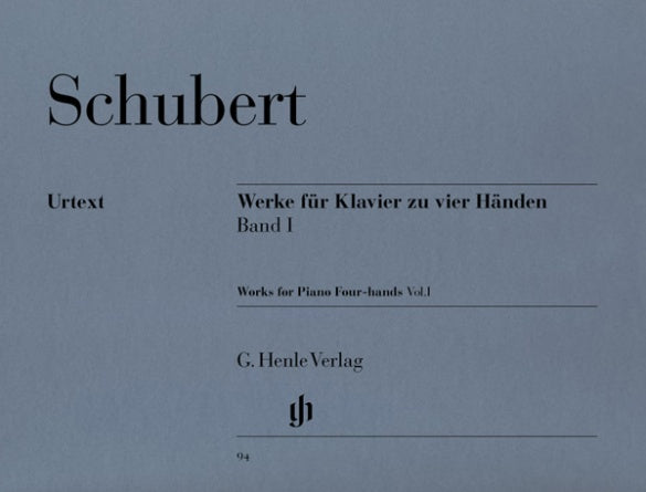 Schubert: Works for Piano Four Hands Volume 1